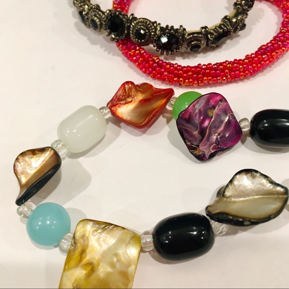 ✅FREE✅ 🌎 bracelet BUNDLE abalone ocean gems and beads 🇵🇭 🇮🇳 - Picture 6 of 7